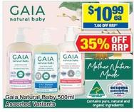 Gaia - Natural Baby 500ml Assorted Variants offers at $10.99 in My Chemist
