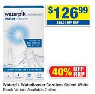 Waterpik - Waterflosser Cordless Select White offers at $126.99 in My Chemist
