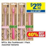 Nfco. - Bio Toothbrush 1 Pack Assorted Variants offers at $2.99 in My Chemist