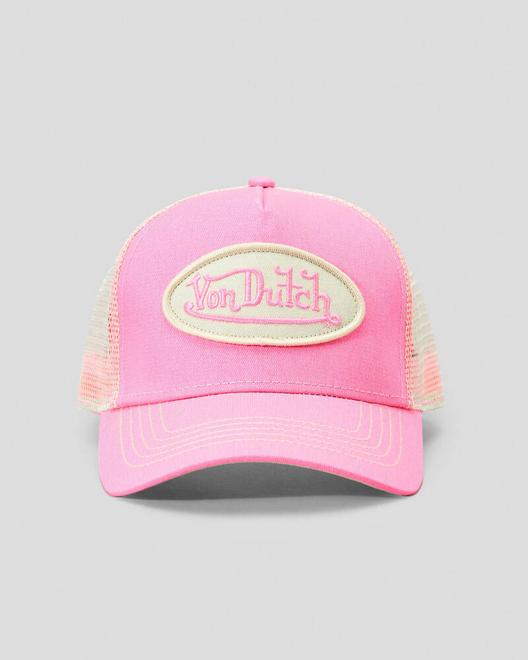 Von Dutch
 Pink Khaki Cream Trucker Cap offers at $79.99 in City Beach