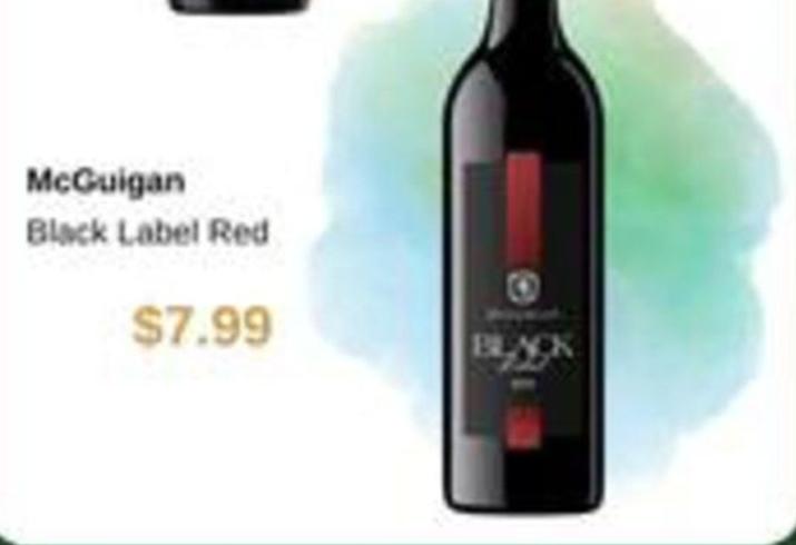 Wine offers at $7.99 in Dan Murphy's