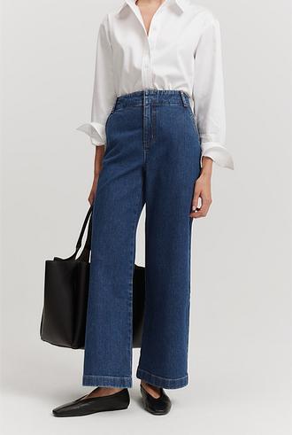 High Rise Wide Leg Jean offers at $159 in Country Road