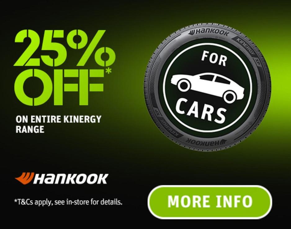 Kinergy - Range offers in City Discount Tyres