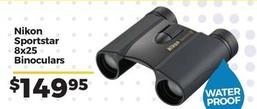 Nikon - Sportstar 8x25 Binoculars offers at $149.95 in Ted's Cameras