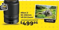 Nikon - Z 50-250mm Vr Dx Zoom offers at $499.95 in Ted's Cameras