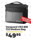 Vanguard - Veo Bib T22 Medium Bag offers at $49.95 in Ted's Cameras