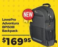 LowePro - Adventura BP150||| Backpack offers at $169.95 in Ted's Cameras