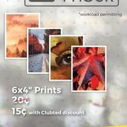6x4" Prints offers at $0.15 in Ted's Cameras