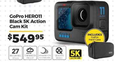 Gopro - Hero11  Black 5K Action Cam Kit offers at $549.95 in Ted's Cameras