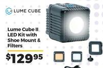 Lume Cube - Ii Led Kit With Shoe Mount & Filters offers at $129.95 in Ted's Cameras