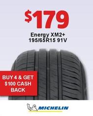 Michelin - Energy Xm2+ 195/65r15 91v offers at $179 in JAX Tyres