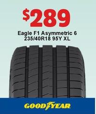  offers at $289 in JAX Tyres