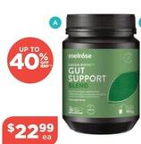 Melrose - Green Biotic Gut Support Blend Powder 195g offers at $22.99 in Your Local Pharmacy