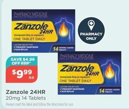 Zanzole - 24hr 20mg 14 Tablets offers at $9.99 in Your Local Pharmacy
