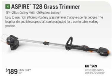 Husqvarna - Aspire T28 Grass Trimmer offers at $269 in Husqvarna