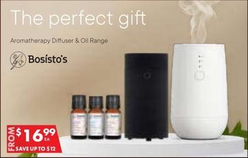 Bosisto's - Aromatherapy Diffuser & Oil Range offers at $16.99 in Pharmacy 4 Less