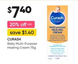 Curash - Baby Multi-Purpose Healing Cream 75g offers at $7.4 in Super Pharmacy