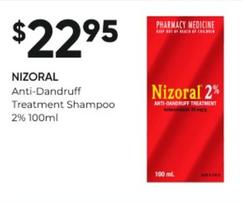 Nizoral - Anti-Dandruff Treatment Shampoo 2% 100ml  offers at $22.95 in Super Pharmacy