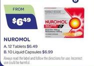 Nuromol - 10 Liquid Capsules offers at $6.99 in Health Save