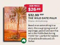 The Wild Date Palm offers at $26.99 in Dymocks