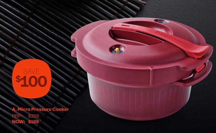 Micro Pressure Cooker offers at $169 in Tupperware