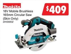 Makita -18v Mobile Brushless 165mm Circular Saw (skin Only) offers at $409 in United Tools