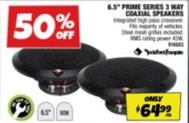 Rockford Fosgate - 6.5" Prime Series 3 Way Coaxial Speakers offers at $64.99 in Autobarn