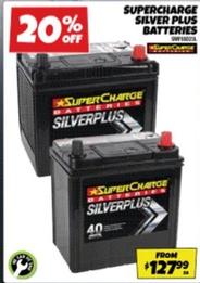 Supercharge Silver Plus Batteries offers at $127.99 in Autobarn