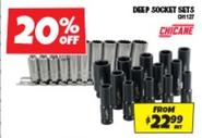 Deep Socket Sets offers at $22.99 in Autobarn