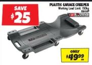 Plastic Garage Creeper offers at $49.99 in Autobarn