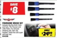 Foursome Brush Set offers at $24.99 in Autobarn