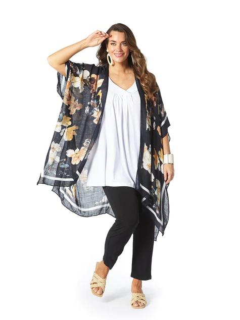 RUST FLOWER CAPE offers at $49.95 in My Size