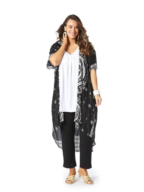 TUNISA KIMONO BLACK offers at $79.95 in My Size