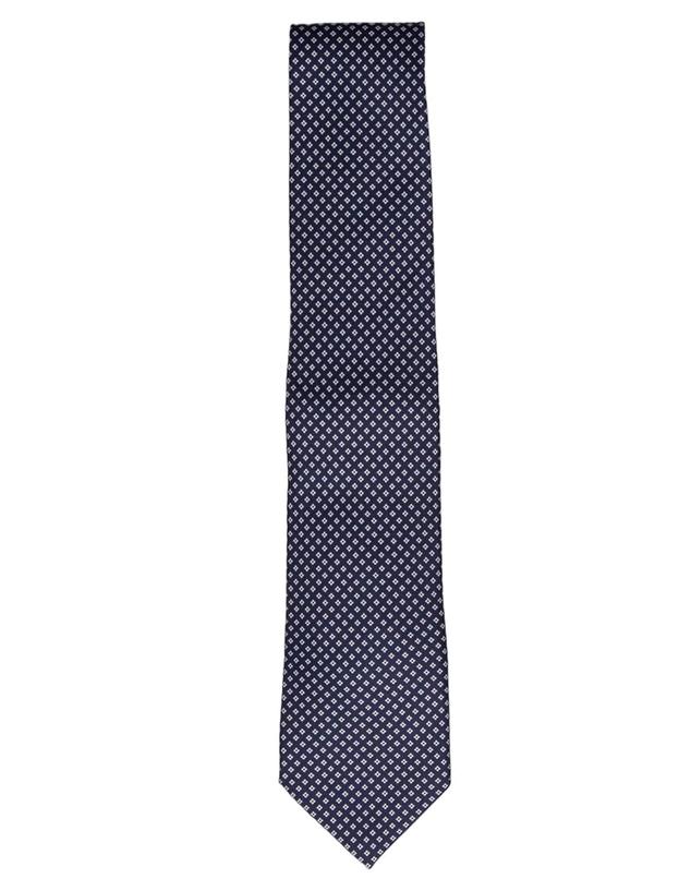 STEFANO RICCI SILK TIE & POCKET SQUARE SET NAVY/WHITE offers at $795 in Henry Bucks