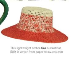 This Lightweight Ombre Cos Bucket Hat offers at $89 in Air New Zealand