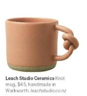 Leach Studio Ceramics - Knot Mug offers at $45 in Air New Zealand