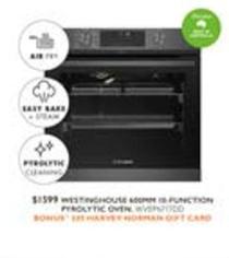 Oven offers at $2599 in Harvey Norman