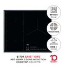 Aeg - 600mm 3-zone Induction Cooktop offers at $1709 in Harvey Norman