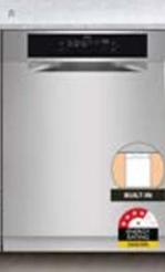 Aeg - 15 Setting Built-in Dishwasher With Comfortrails - Stainless Steel offers at $1979 in Harvey Norman