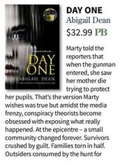 Abigail Dean - Day One offers at $32.99 in Collings Booksellers