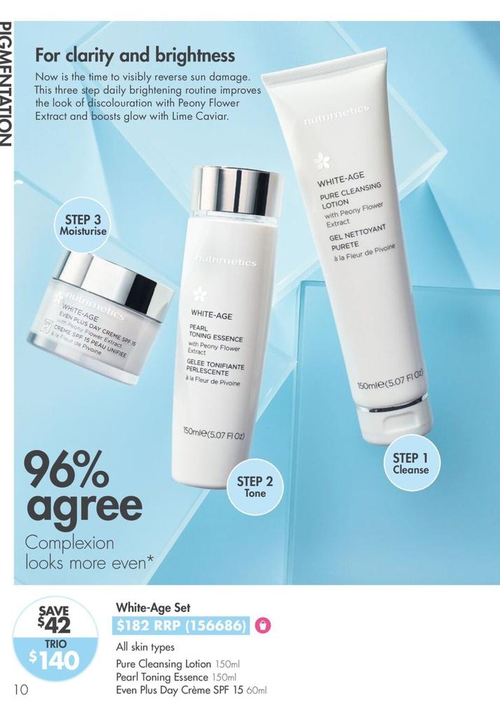 White-age - Set offers at $14 in Nutrimetics