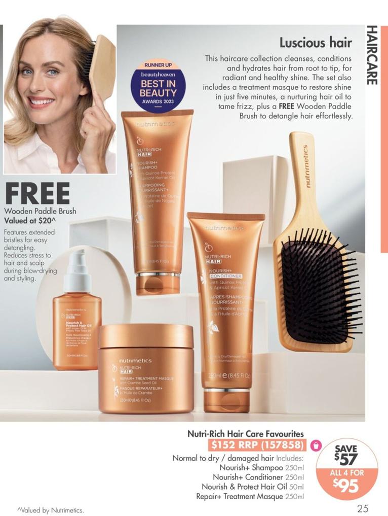 Nutri-rich Hair Care Favourites offers at $95 in Nutrimetics