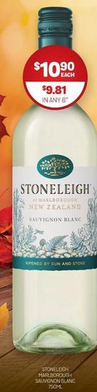 Stoneleigh - Marlborough Sauvignon Blanc 750ml offers at $9.81 in Harry Brown