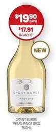 Grant Burge - Pearl Pinot Gris 750ml offers at $19.9 in Harry Brown