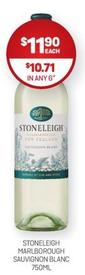 Stoneleigh - Marlborough Sauvignon Blanc 750ml offers at $11.9 in Harry Brown