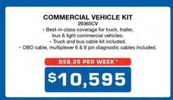 Commercial Vehicle Kit offers at $10595 in Burson Auto Parts