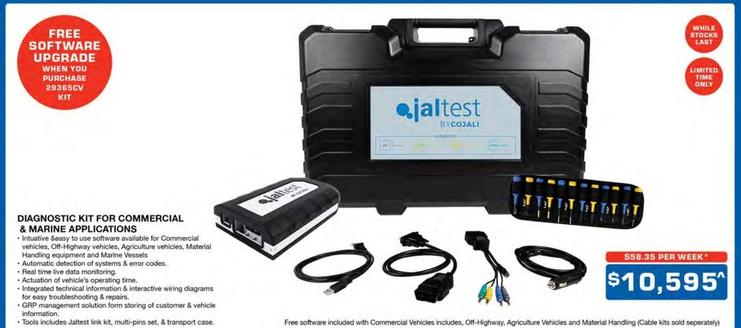 Diagnostic Kit For Commercial & Marine Applications offers at $10595 in Burson Auto Parts
