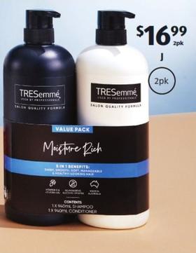 Tresemmé - Shampoo And Conditioner Value Pack 2 X 940ml offers at $16.99 in ALDI
