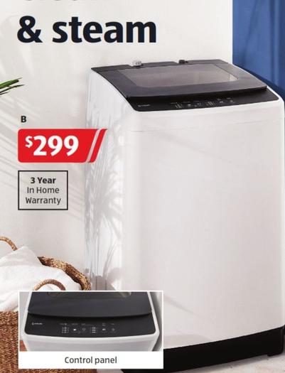 7kg Top Load Washing Machine offers at $299 in ALDI