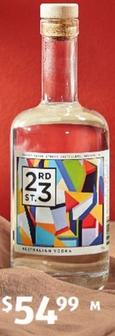 23rd Street - Australian Vodka 700ml offers at $54.99 in ALDI